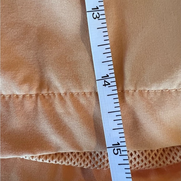 Original Use size small Peach Orange Drawstring Swim Trunk Shorts, EUC, summer - Picture 6 of 6